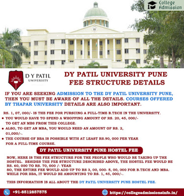 Dr DY Patil Medical College Pune Fee Structure